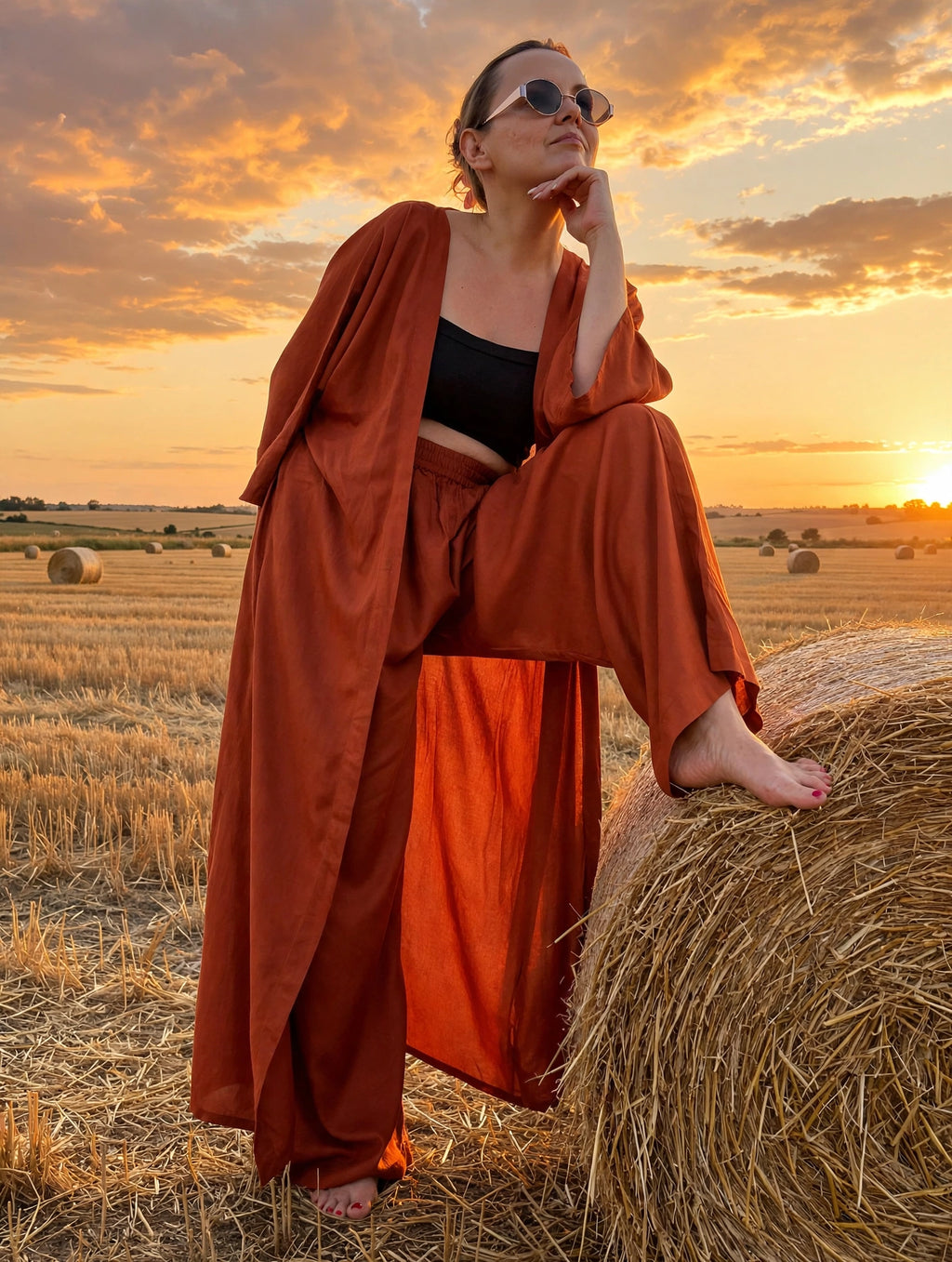 Set Sienna - Kimono i spodnie