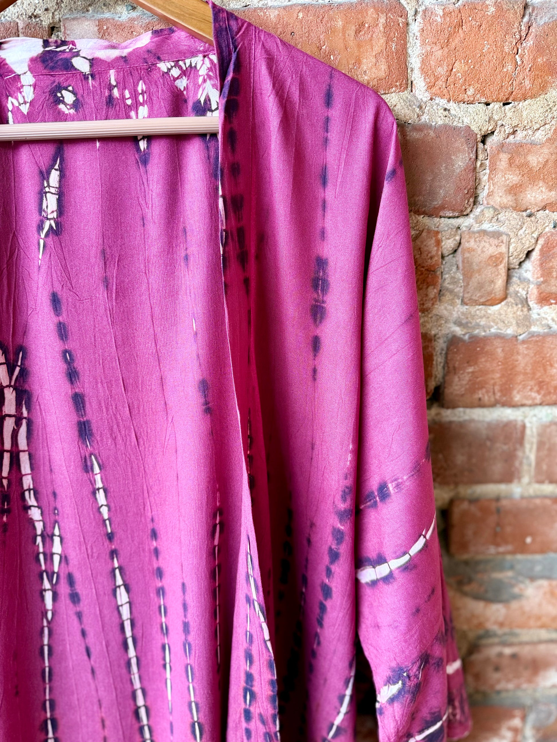 Fuchsia Flame Kimono