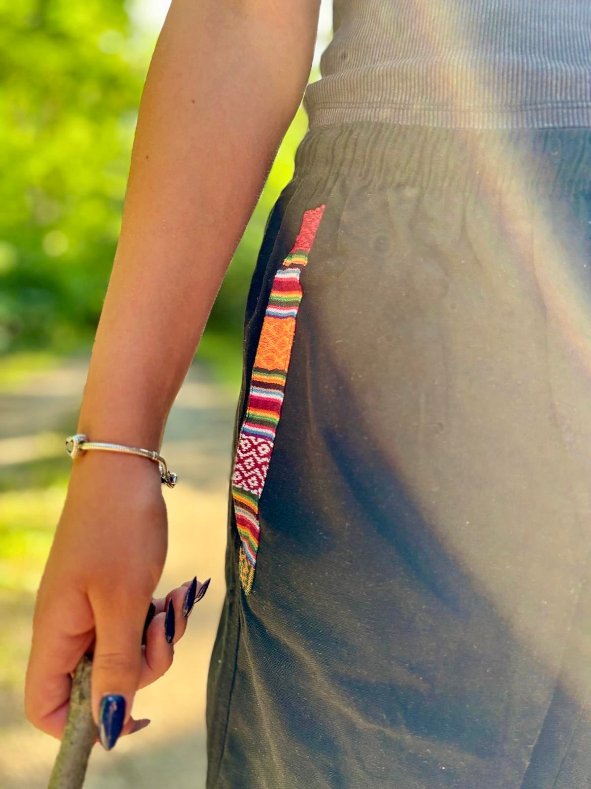 Deep Black Harem Pants
