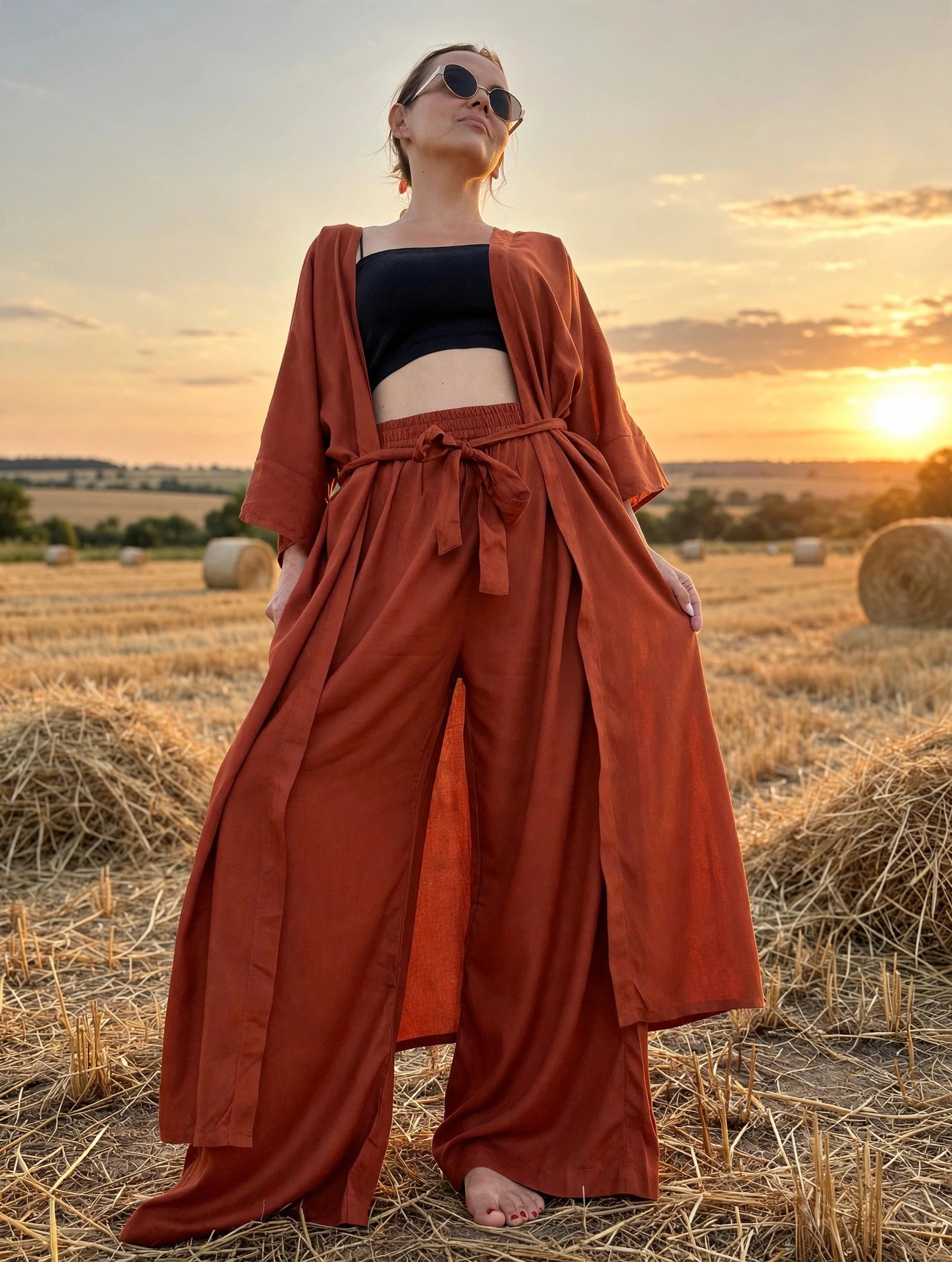 Set Sienna - Kimono i spodnie